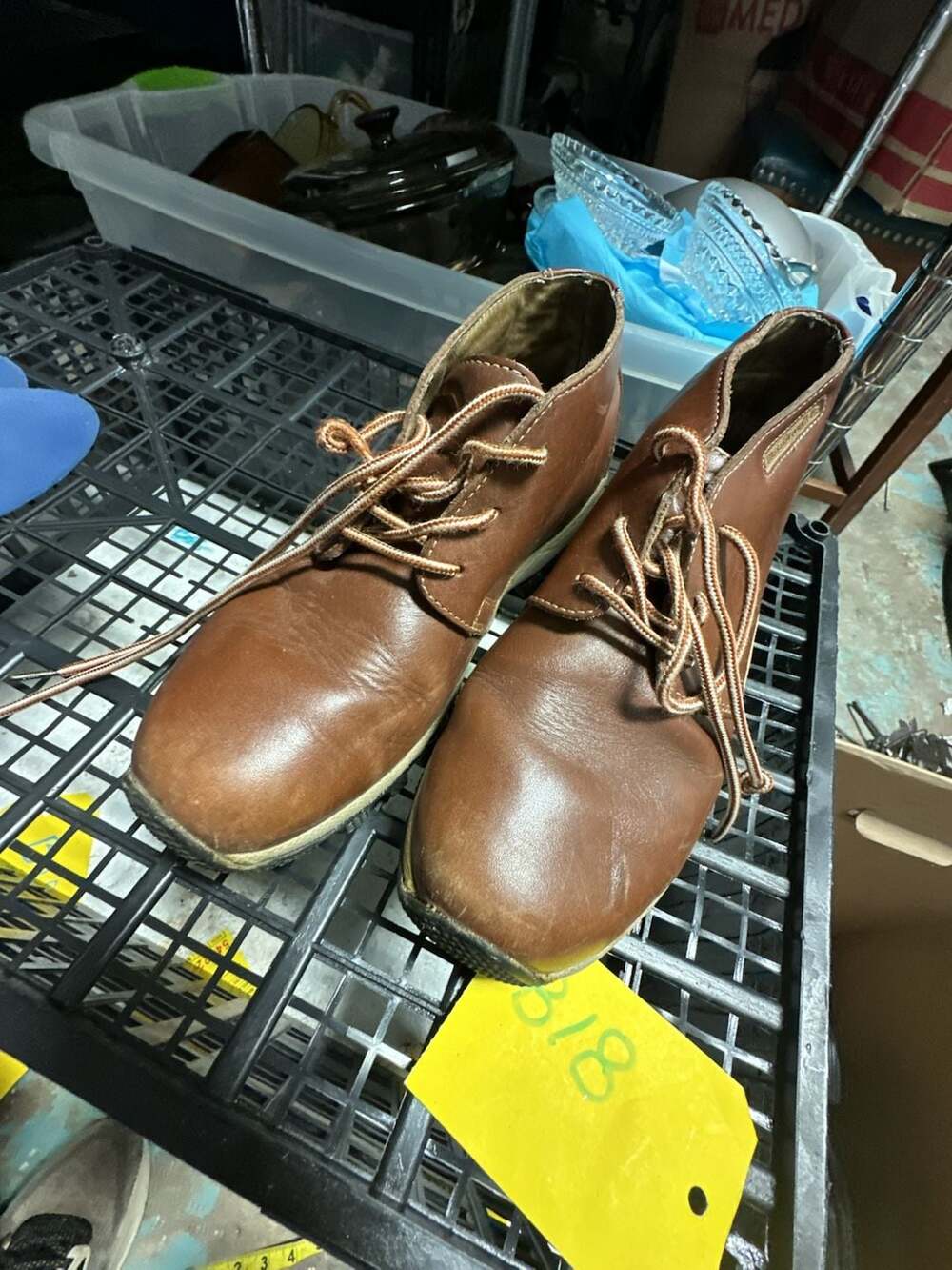 Marc Ecko Footwear Brown Leather Chukka Boots